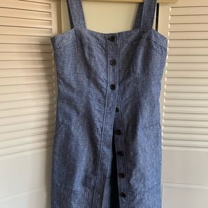 Derek Lamb Chambray Buttoned Dress